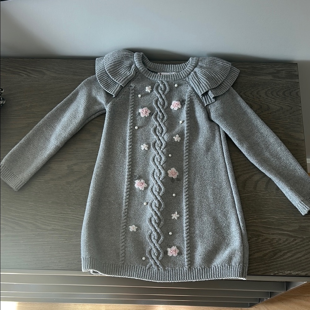 Nula Bug Knit girls dress